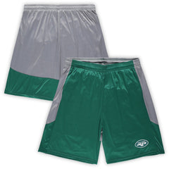 New York Jets Big & Tall Team Logo Shorts - Green Shorts