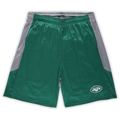 New York Jets Big & Tall Team Logo Shorts - Green Shorts