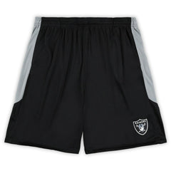 Las Vegas Raiders Big & Tall Team Logo Shorts - Black Shorts