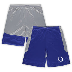 Indianapolis Colts Big & Tall Team Logo Shorts - Royal Shorts