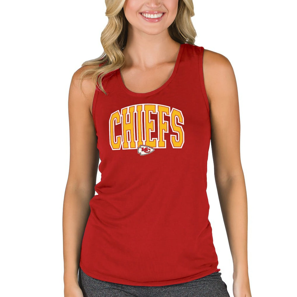Kansas City Chiefs Concepts Sport Women's Marathon Racer Back Tank Top - Red Tops