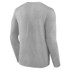 Cleveland Browns Team Lockup Long Sleeve T-Shirt - Gray T-shirts