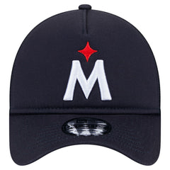 Minnesota Twins New Era 9FORTY A-Frame Trucker Adjustable Hat - Navy Hats