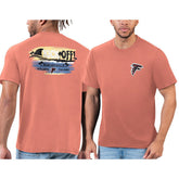 Atlanta Falcons Margaritaville T-Shirt - Orange T-shirts