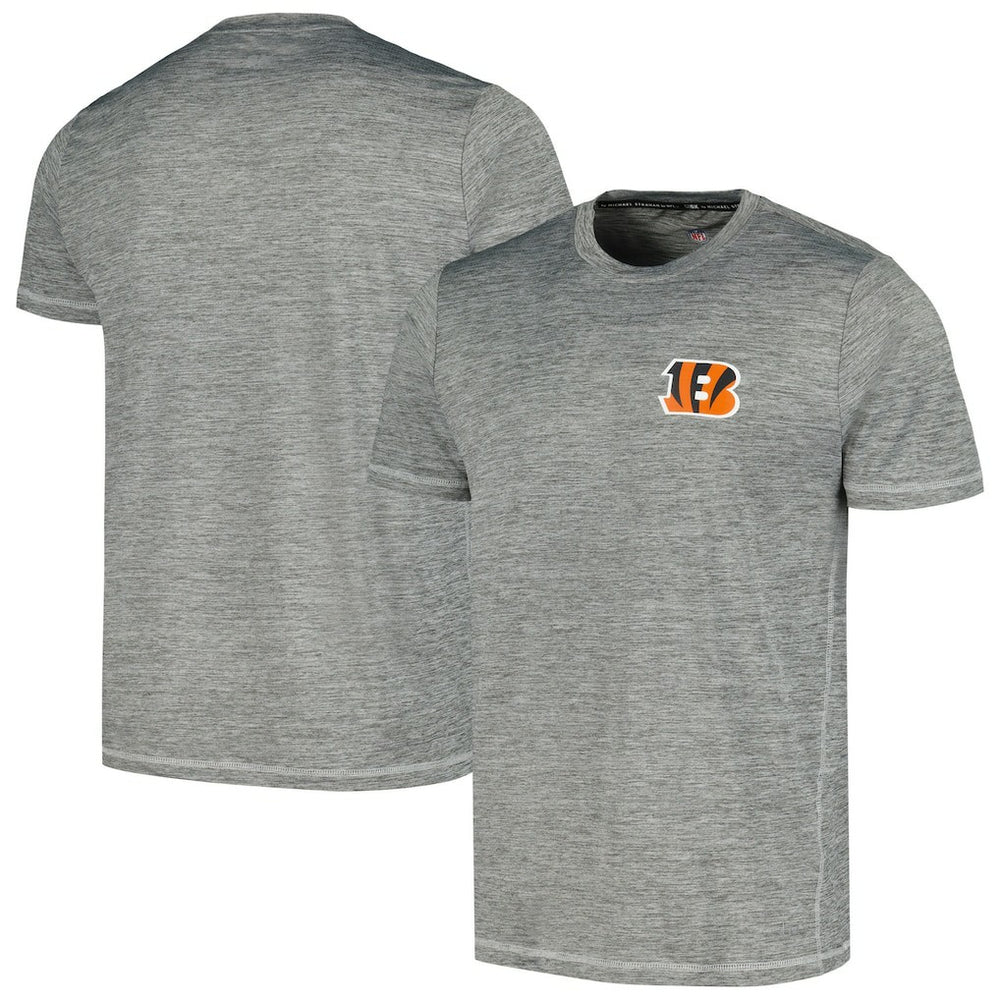 Cincinnati Bengals MSX by Michael Strahan Motion Space-Dye T-Shirt - Black T-shirts