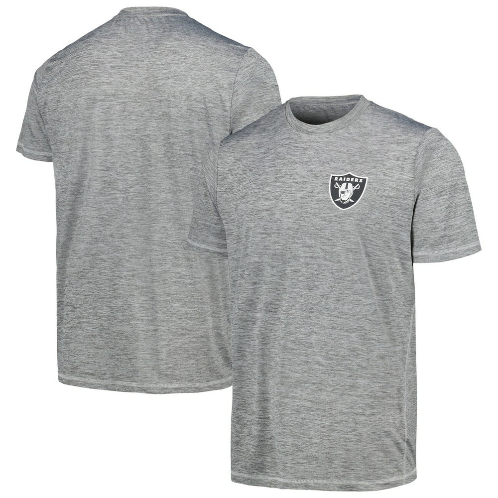 Las Vegas Raiders MSX by Michael Strahan Motion Space-Dye T-Shirt - Gray T-shirts