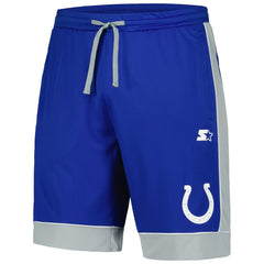 Indianapolis Colts Starter Fan Favorite Fashion Shorts - Royal/Gray Shorts