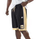 New Orleans Saints Starter Vintage Fan Favorite Shorts - Black/Gold Shorts