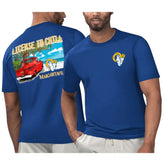 Los Angeles Rams Margaritaville Licensed to Chill T-Shirt - Royal T-shirts