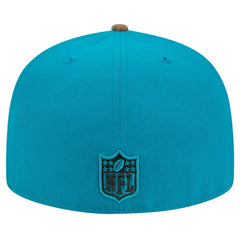 New Era Jacksonville Jaguars Teal Active Two-Tone Camo 59FIFTY Fitted Hat