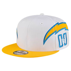Los Angeles Chargers New Era Helmet 9FIFTY Snapback Hat - White Hats