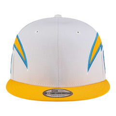 Los Angeles Chargers New Era Helmet 9FIFTY Snapback Hat - White Hats