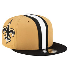 New Orleans Saints New Era Helmet 9FIFTY Snapback Hat - Gold Hats