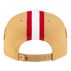 San Francisco 49ers New Era Throwback Helmet 9FIFTY Snapback Hat - Gold Hats