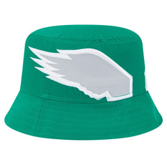 Philadelphia Eagles New Era Helmet Bucket Hat - Kelly Green Hats