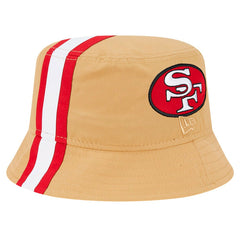 San Francisco 49ers New Era Helmet Bucket Hat - Gold Hats