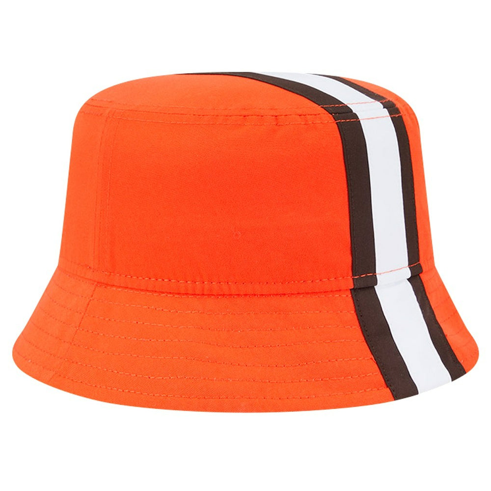 Cleveland Browns New Era Helmet Bucket Hat - Orange Hats