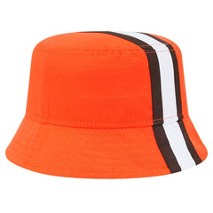 Cleveland Browns New Era Helmet Bucket Hat - Orange Hats