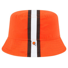 Cleveland Browns New Era Helmet Bucket Hat - Orange Hats
