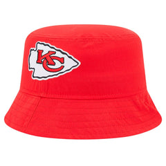 Kansas City Chiefs New Era Helmet Bucket Hat - Red Hats