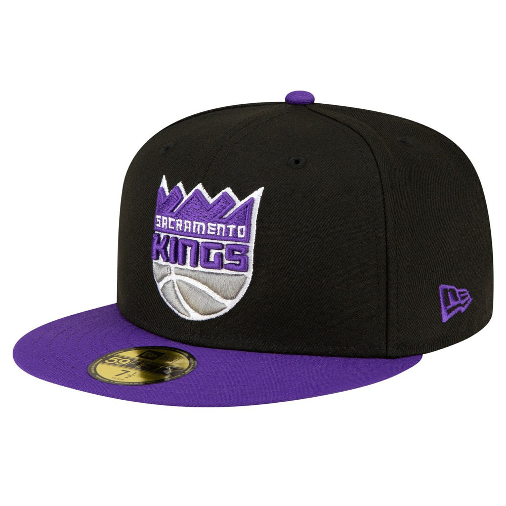 Sacramento Kings 2-Tone 59FIFTY Fitted Hat Black/Purple - New Era