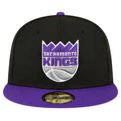 Sacramento Kings 2-Tone 59FIFTY Fitted Hat Black/Purple - New Era