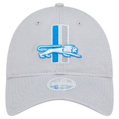 Detroit Lions New Era Women's Throwback Main Core Classic 2.0 9TWENTY Adjustable Hat - Silver Hats
