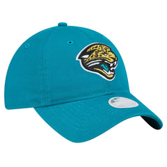 Jacksonville Jaguars New Era Women's Throwback Main Core Classic 2.0 9TWENTY Adjustable Hat - Teal Hats