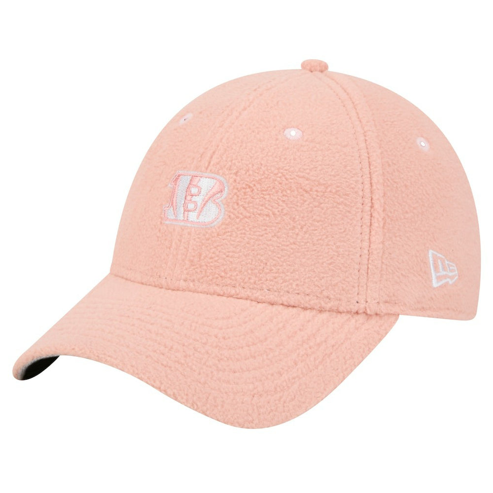 Cincinnati Bengals New Era Women's Cozy Sherpa 9FORTY Adjustable Hat - Light Pink Hats