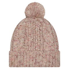 Jacksonville Jaguars New Era Women's Trendy Tone Cuffed Knit Hat with Pom - Stone Hats