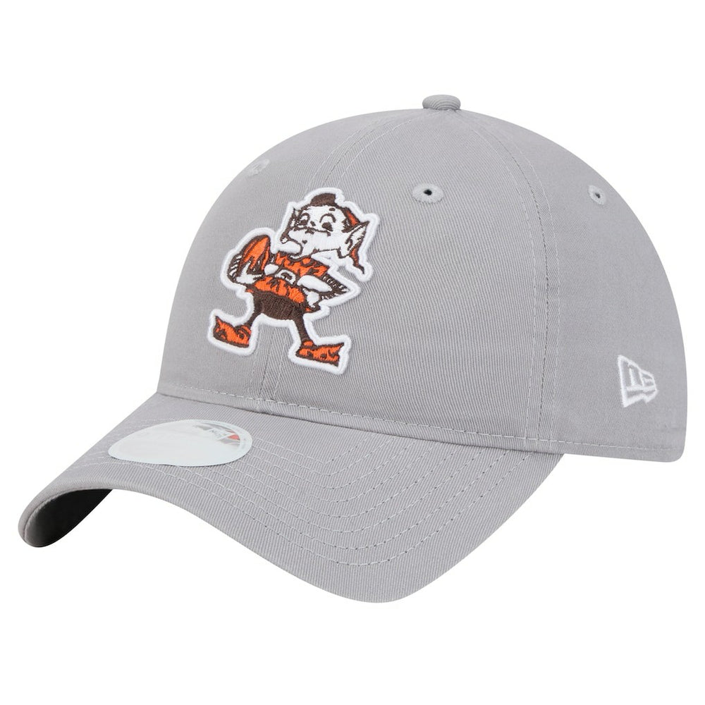 Cleveland Browns New Era Women's Main 9TWENTY Adjustable Hat - Gray Hats