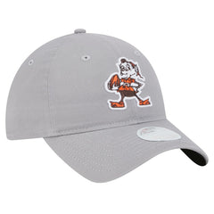 Cleveland Browns New Era Women's Main 9TWENTY Adjustable Hat - Gray Hats