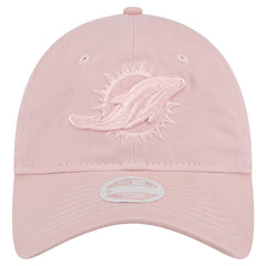 Miami Dolphins New Era Women's Main 9TWENTY Adjustable Hat - Light Pink Hats