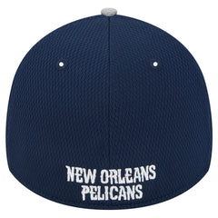 New Orleans Pelicans Active Trim 39THIRTY Flex Hat Gray/Navy - New Era
