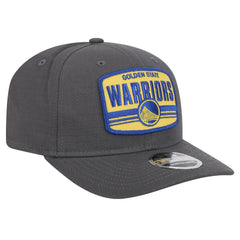 Golden State Warriors Team Elevated Patch 9SEVENTY Adjustable Hat Graphite - New Era