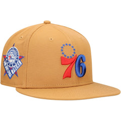 Philadelphia 76ers Color Pack 9FIFTY Snapback Hat Tan - New Era