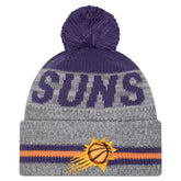 Phoenix Suns Sport Night Runner Cuffed Knit Hat with Pom Gray - New Era