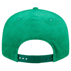 Boston Celtics Throwback Display Corduroy 9FIFTY Snapback Hat Kelly Green - New Era