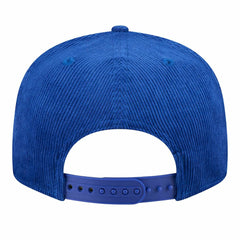 Golden State Warriors Throwback Display Corduroy 9FIFTY Snapback Hat Royal - New Era