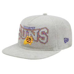 Phoenix Suns Throwback Corduroy Golfer Snapback Hat Gray - New Era