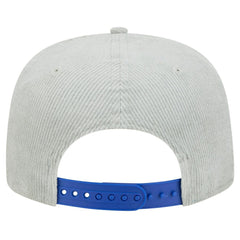 Golden State Warriors Throwback Corduroy Golfer Snapback Hat Gray - New Era