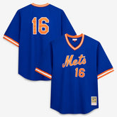 Dwight Gooden New York Mets Profile Big & Tall Cooperstown Collection Mesh Batting Practice Jersey - Royal Jerseys