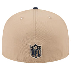 Houston Texans New Era Logo Main 59FIFTY Fitted Hat - Tan Hats