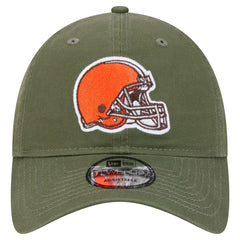 Cleveland Browns New Era Main 9TWENTY Adjustable Hat - Olive Hats
