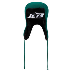 New York Jets New Era Helmet Head Trapper Knit Hat - Green Hats