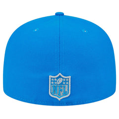 Detroit Lions New Era Main Side Patch 59FIFTY Fitted Hat - Blue Hats