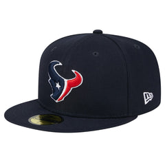 Houston Texans New Era Main Side Patch 59FIFTY Fitted Hat - Navy Hats