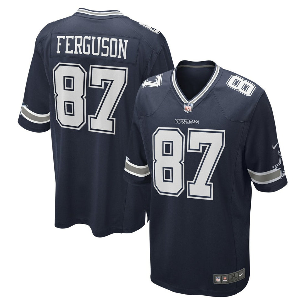 Jake Ferguson Dallas Cowboys Team Game Jersey - Navy Jerseys