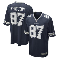 Jake Ferguson Dallas Cowboys Team Game Jersey - Navy Jerseys