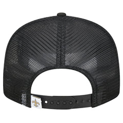 New Orleans Saints New Era Main Trucker 9FIFTY Snapback Hat - Black Hats